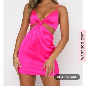 White fox boutique dress